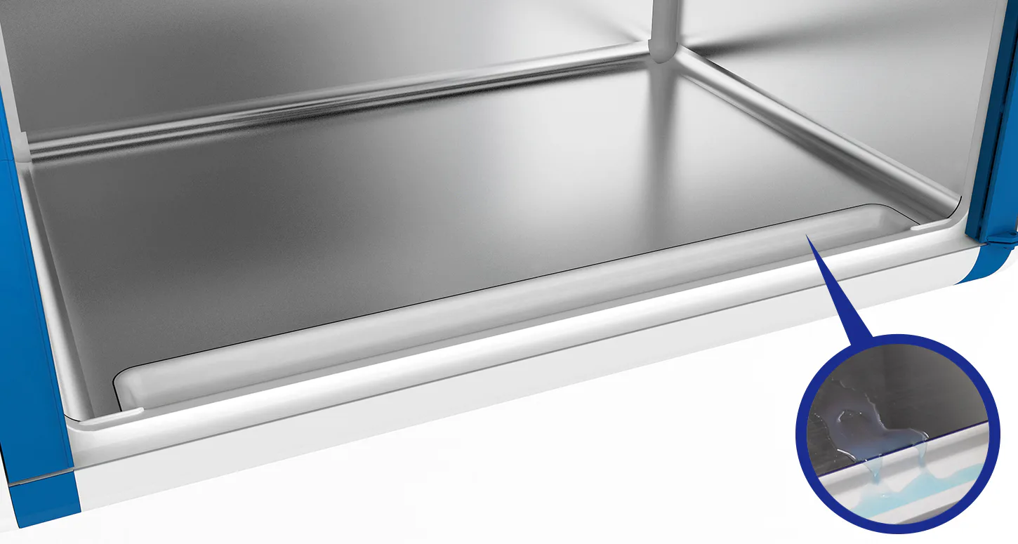 Curadle Smart Incubator PRO PLUS 160C V3: Жёлоб для сбора жидкости