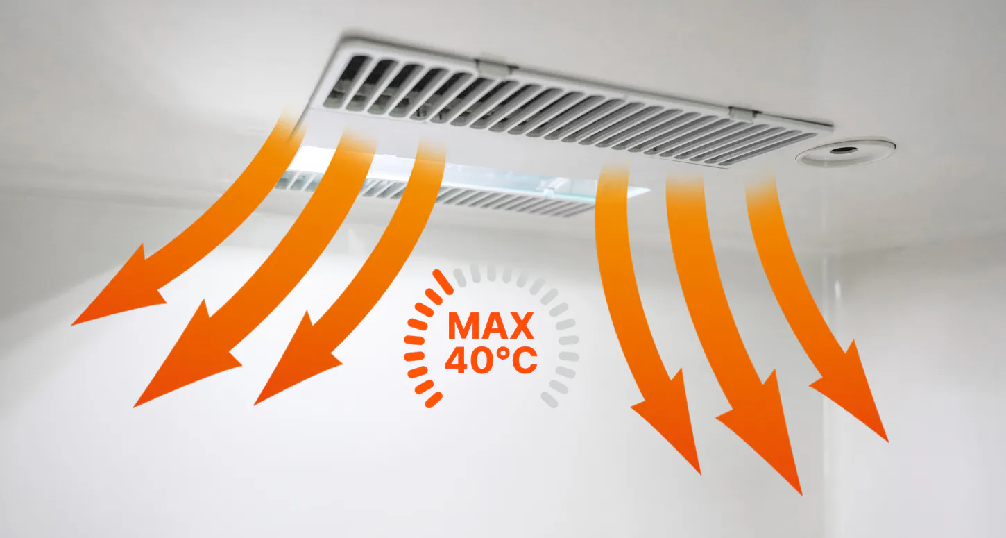 Curadle Smart Incubator PRO 190: Циркуляция тёплого воздуха