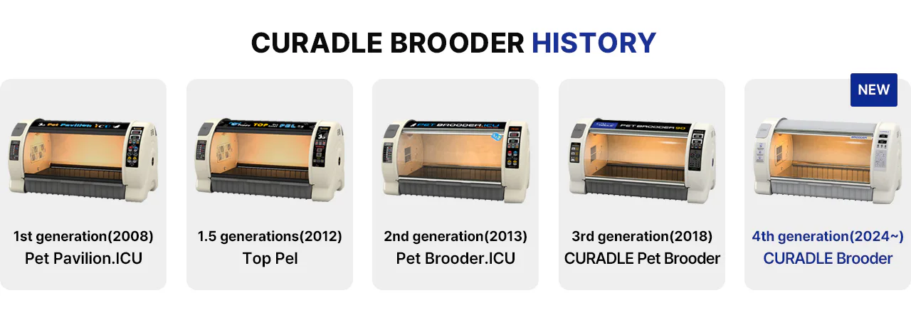 Curadle Brooder 90: История поколений Curadle Brooder